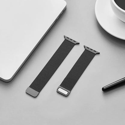 Black Metal Apple Watch Band Separated From Apple Watch