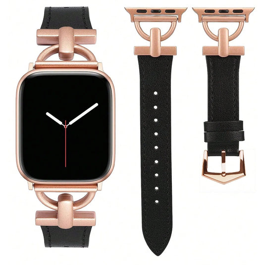 Black Rose Gold Apple Watch Band