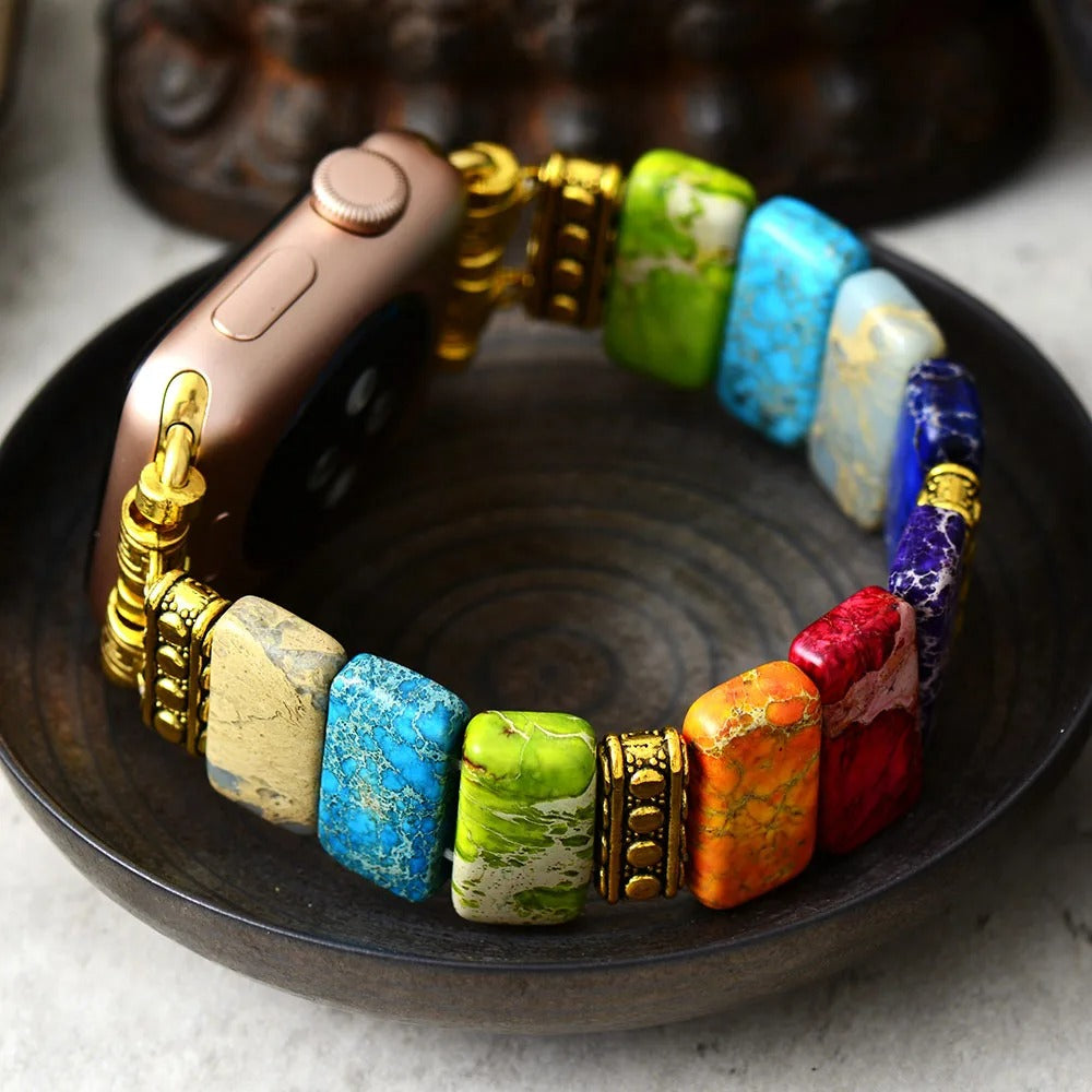 Colorful Apple Watch Bands From Above