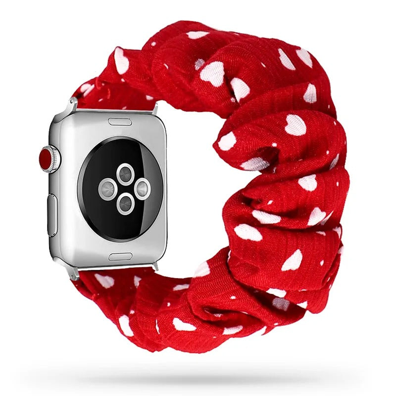Scrunchie Apple Watch Band in Polka Dot