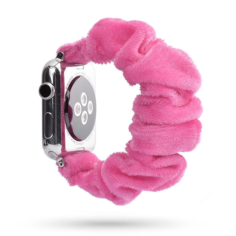 Scrunchie Apple Watch Band in Pink