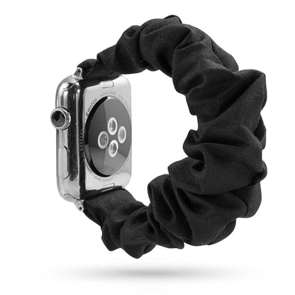 Scrunchie Apple Watch Band in Black