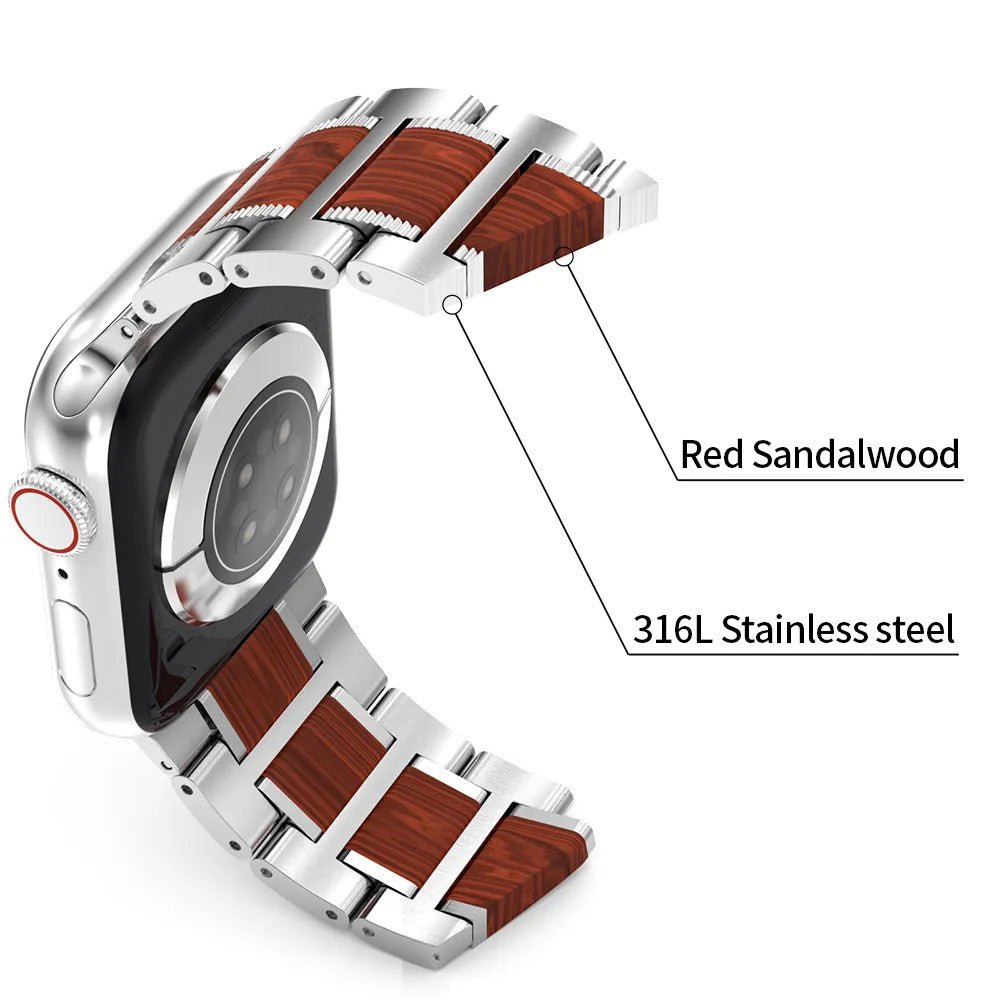 Wooden Apple Watch Band With Details About The Materials Used
