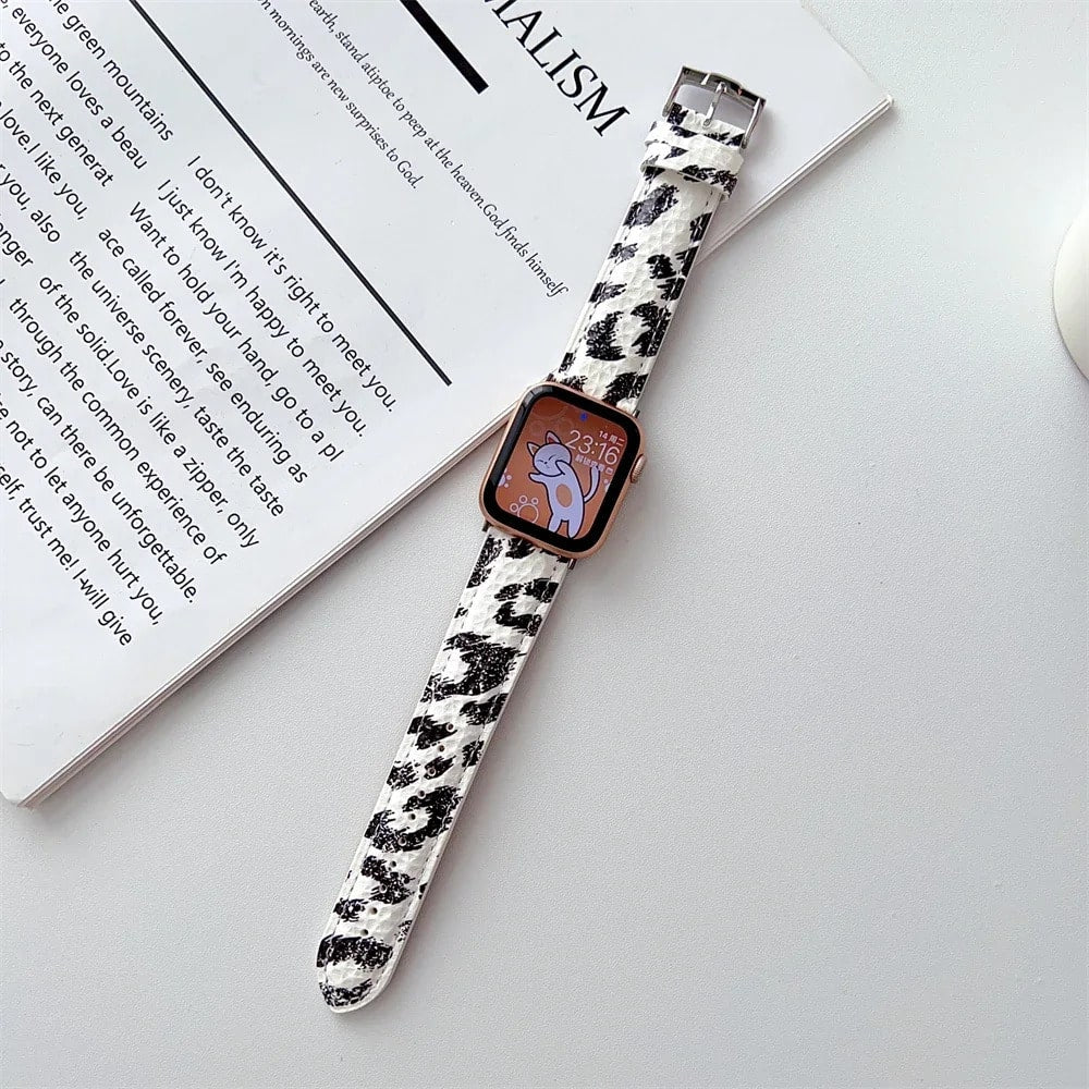 Cow print watch discount band