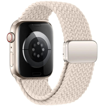 Light Cream Apple Watch Straps Woven