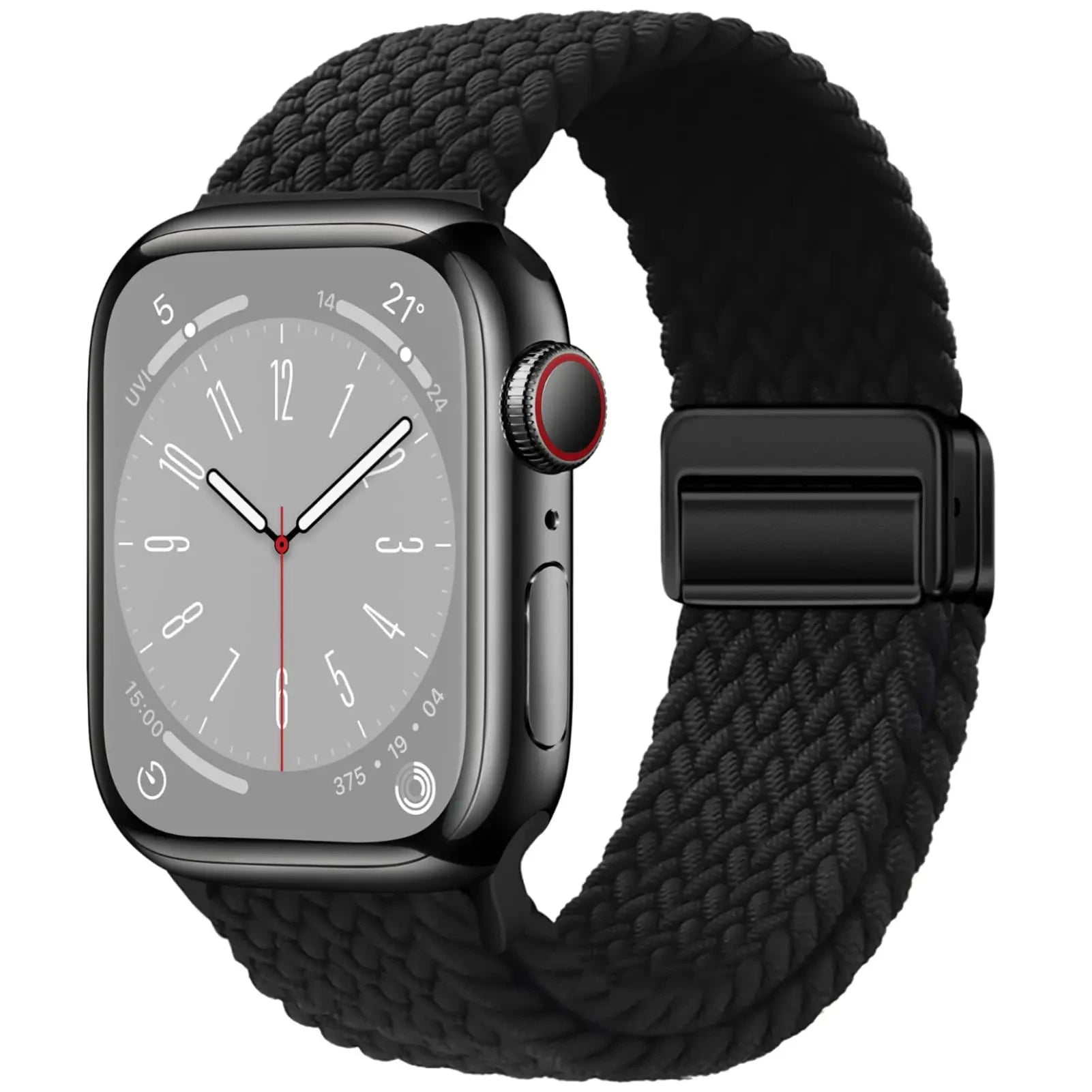 Black Apple Watch Straps Woven