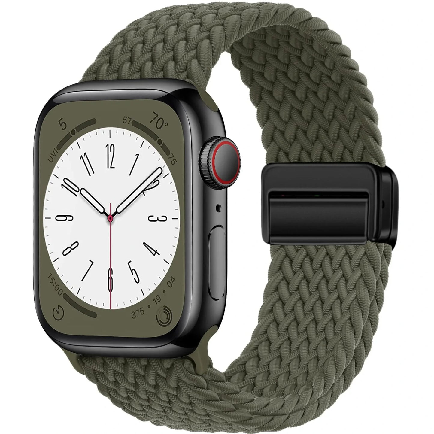 Army Green Apple Watch Straps Woven